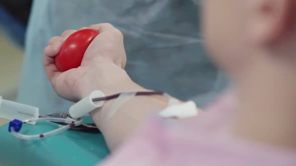 Blood Donor Squeezing Stress Ball