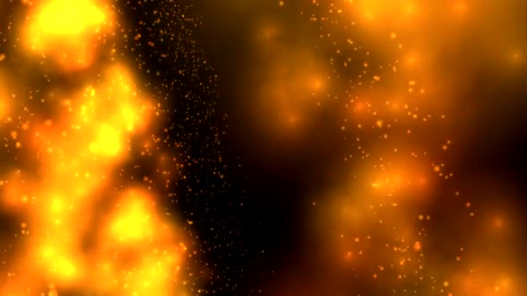 Digital Fire Blowing Motion Background