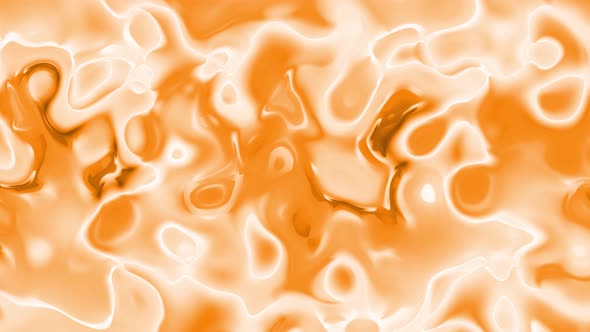 Abstract Orange Colorful Liquid Wavy Background