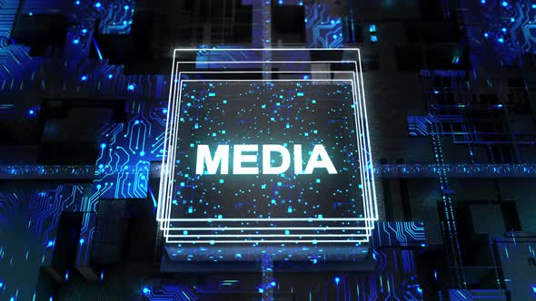 Digital Abstract Board Background Media alt