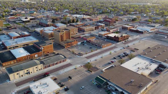 North Platte, Nebraska, downtown and surrounding town