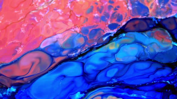 Color Explosion Abstract Art Painting  alt