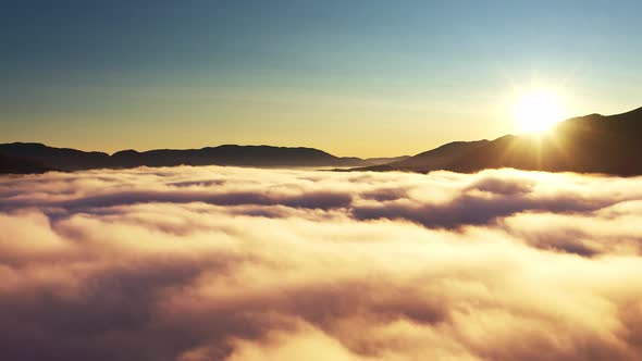 Grey Mist Covered the Mountain Hills