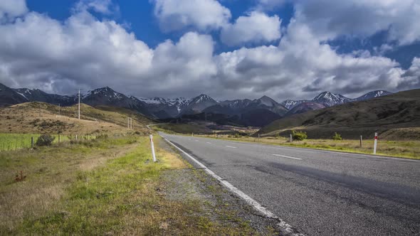 Road to Arthurs Pass New Zealand