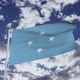 Micronesia Flag With Sky - VideoHive Item for Sale