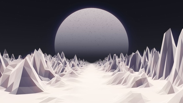 Endless Way To The Moon - Background Loop
