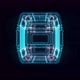 Sci Fi Military Container Hologram Rotating 4k - VideoHive Item for Sale