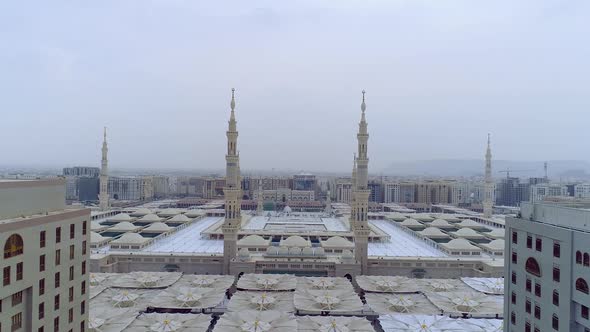 Aerial View of al-Masjid an-Nabawi