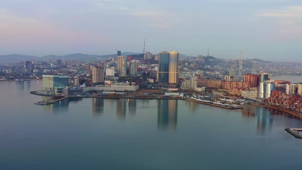 Marine Facade of the City of Vladivostok