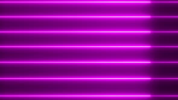 Trendy bright purple color seamless neon light line technology motion background. Vd 639