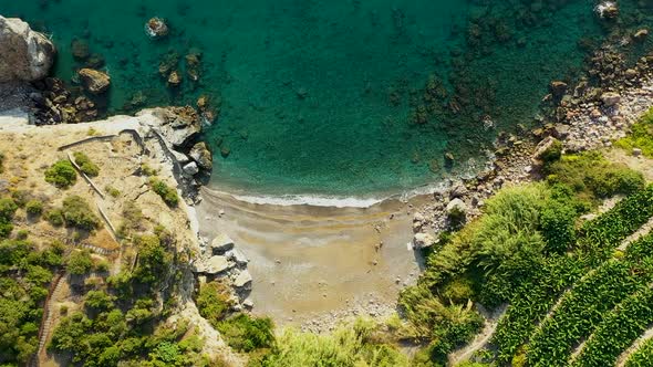 Drone Over the Most Colorful Sea