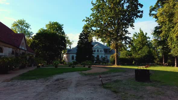 Abgunste manor in Zalenieku parish, Jelgavas region, Latvia, Europe