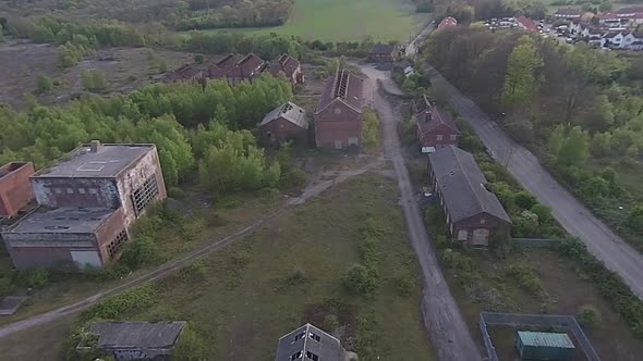 Drone footage of abandoned Snowdown Colliery in Kent.  Using a DJI Phantom Vision. It's an derelict