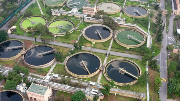 Sewage treatment plant in Hong Kong