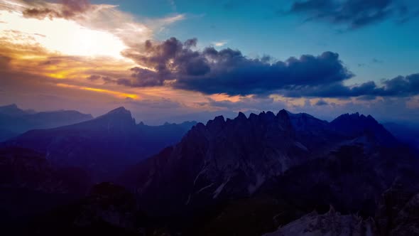 National Nature Park Tre Cime In the Dolomites Alps. Beautiful Nature of Italy