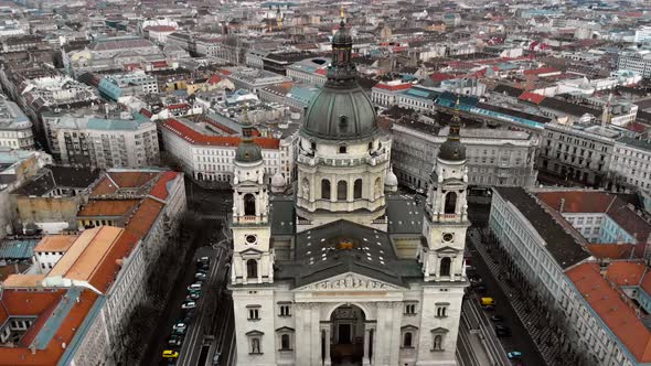 Budapest Cityscape and Dome of St