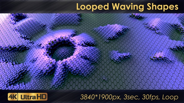 Looped Waving Shapes