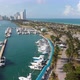 Beautiful Miami Coastal Skyline Aerial Flyover - VideoHive Item for Sale