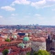 Prague Aerial Shot. Beautiful buildings. Summer 2022 - VideoHive Item for Sale