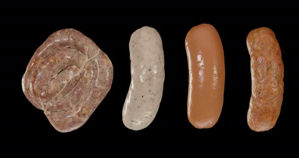 Different Types Of Sausages And Meat Products