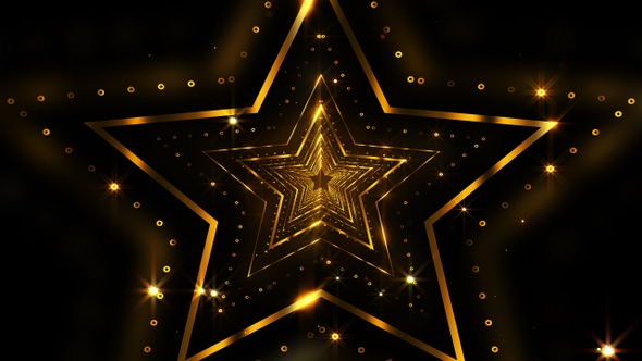 Gold Star Background