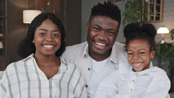Happy African Family Portrait