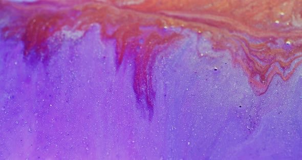 Glitter Fluid Wet Ink Texture Purple Orange Paint alt