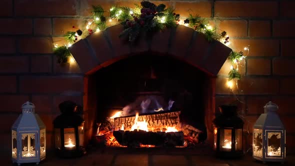 Christmas Fireplace