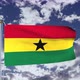 Ghana Flag Waving 4k - VideoHive Item for Sale