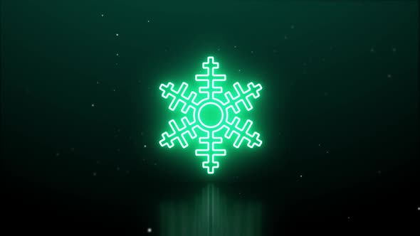 Snowflake Neon 02