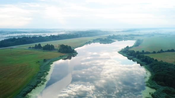 Beautiful Landscape Of Lake Murozhnitskoe 07