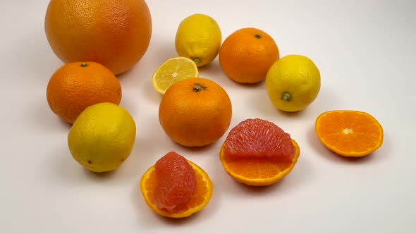 Fresh citrus fruits