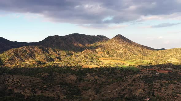 Mountainous landscape near Lefkara village, Larnaca District, Cyprus