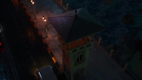 Alexandria Bridge Night Background Animation