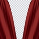 Curtain Open And Close With Transparent Background Alpha Red Velvet Theater 4k - VideoHive Item for Sale