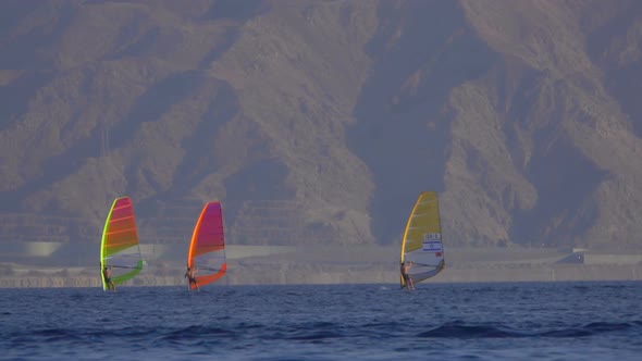 Summer Wind Surfing Lessons with an Instructor at Sea Bay