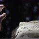 Rock climber grabbing rock with chalk - VideoHive Item for Sale