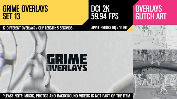 Grime Overlays (2K Set 13)