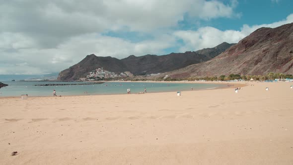 Famous Playa De Las Teresitas in Tenerife