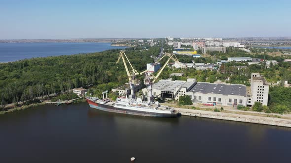 Dock for Repair of Ships and Boats