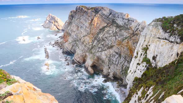 Coast at Cabo de Penas in Asturias, Spain