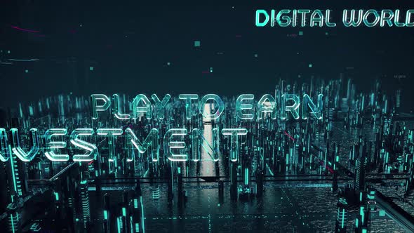 Step Into the Metaverse with Digital Technology Hitech Concept
