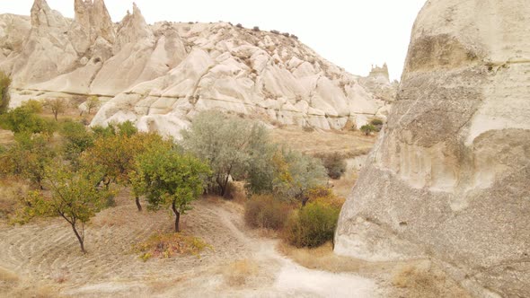 Aerial View Cappadocia Landscape