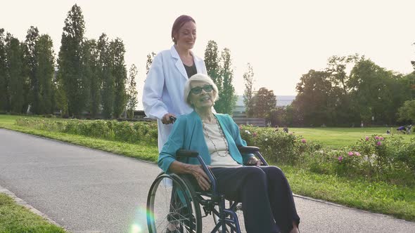 Grandmother and granddaughter spending time together