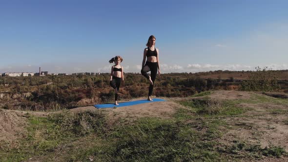 Family Pilates Training Together