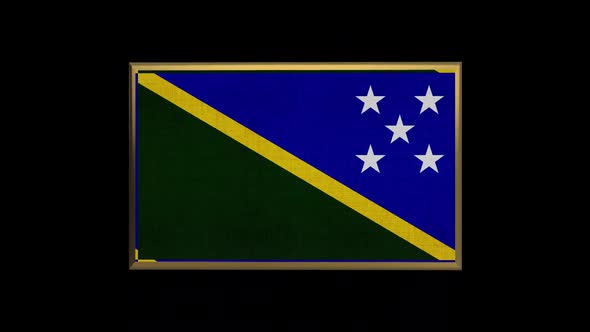 Solomon Islands 3D Flag