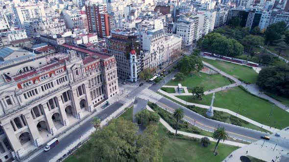 Buenos Aires Argentina. Downtown landscape of tourism landmark city.