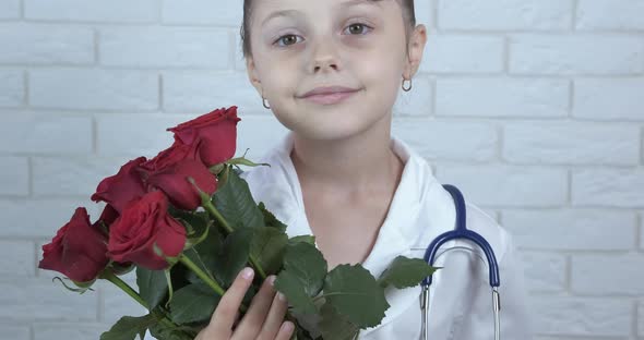 Child Doctor Celebrating