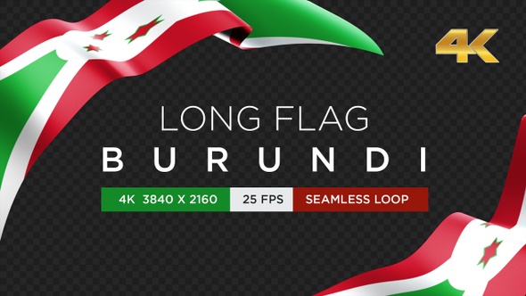 Long Flag Burundi