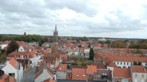 Aerial Bruges